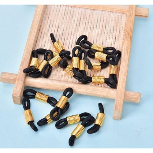 20pcs Ear Hook Eyeglasses Spectacles Chain Glasses Retainer Ends Rope Sunglasses Cord Holder Strap Retainer End Loop Connector