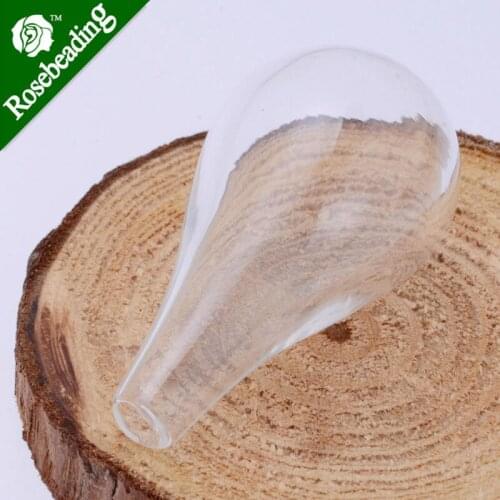 2014 new,23x45mm Small Glass cover,Small Glass Bottles,Drop shape,sold 10pcs/lot-C3508