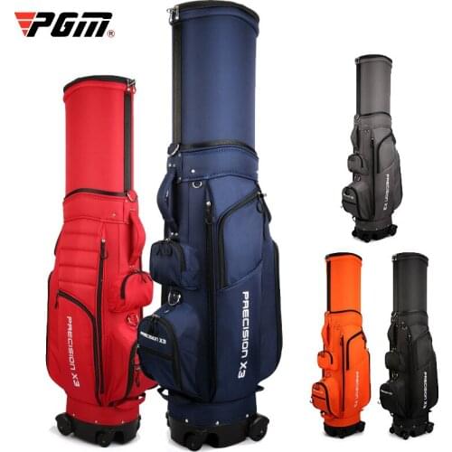 2020 PGM Patented Telescopic Golf Standard Bag Waterproof Air Carrier Bag Styles with Brakes Universal Four Wheel D0848