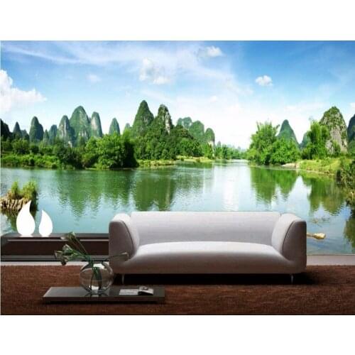 3d room wallpaper custom mural Guilin landscape natural scenery painting home improvement 3d wall murals wallpaper for walls 3 d