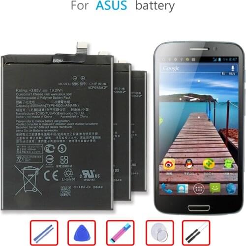 C11P1614 5000mAh Battery For ASUS ZenFone 3S MAX Dual SIM TD-LTE ZenFone Pegasus 3S ZC521TL ZenFone3S MAX