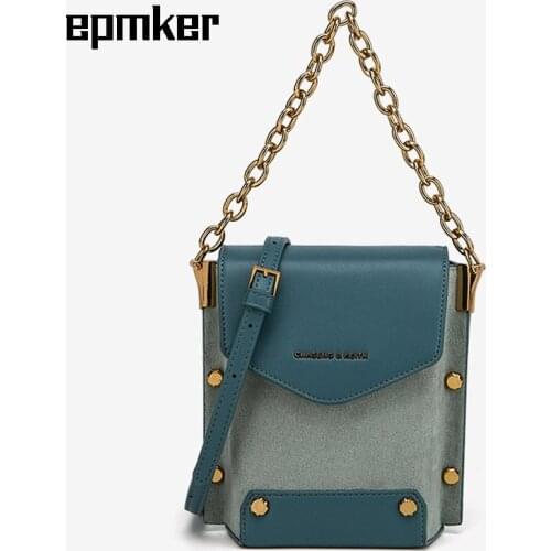 EPMKER Designer Bag Handbags for Women 2021 Fashionable Purses Luxury Bag Chains Little Bag Mini Crossbody Bag Cute Side Bags