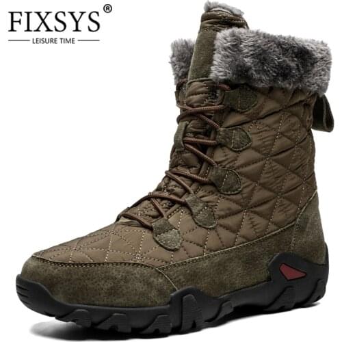 FIXSYS Mens Winter Boots