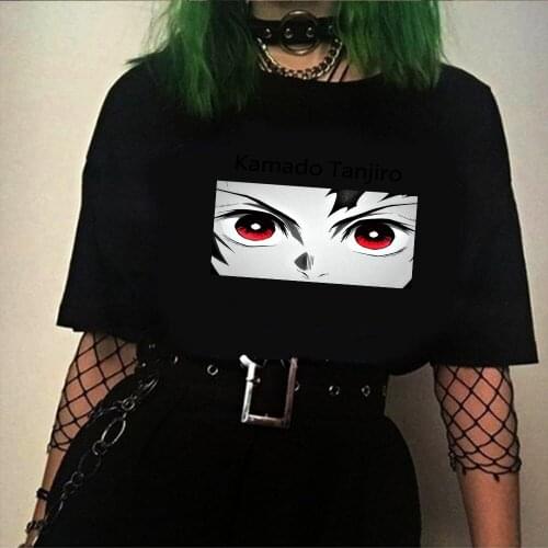 Anime Demon Slayer Blade Kadomon Tanjiro T Shirt Harajuku Summer Short Sleeve Male T-shirt
