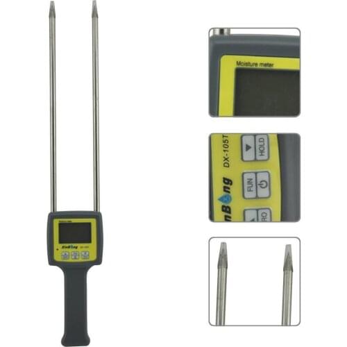 Hygrometers DX-105T 4 digital professional tobacco moisture meter humidity tester 8%-40% humidity