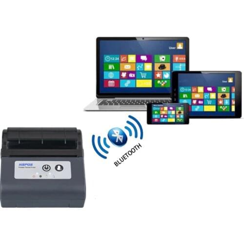 Hot Sell IOS and Android Bluetooth Handheld Ticket Bill Thermal Receipt Printer with PDF print from mobile phone