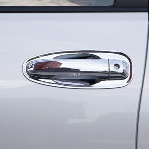 Chrome Door Handle Cover Trim for Toyota Land Cruiser Prado 150 2010 2012 2013 2014 2015 2016 2017 2018 2019 2020 Accessories