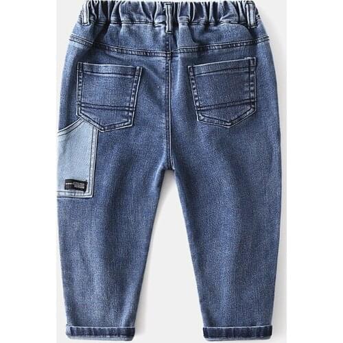 Quality Jeans For Boys Casual Cowboy Denim Pants For Girls Cotton Trousers New Childrens Clothing
