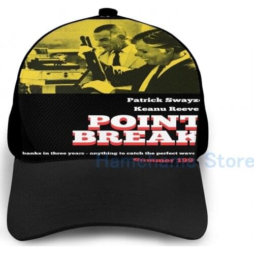 Fashion Point Break - 70s Grindhouse style Basketball Cap men women Graphic print black Unisex adult hat