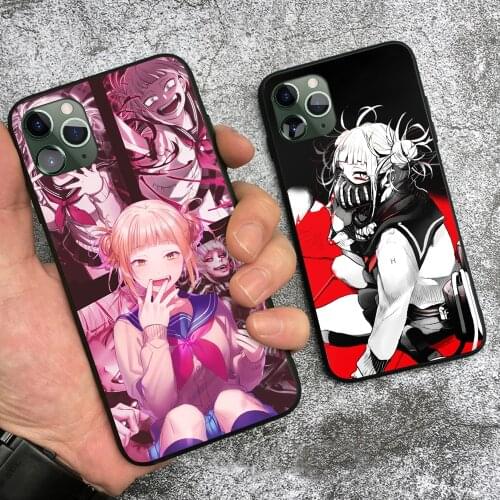Himiko Toga My Hero Academia anime For iPhone 6 6s 7 8 Plus X XR XS 11 12 mini Pro Max soft silicone Phone case cover shell