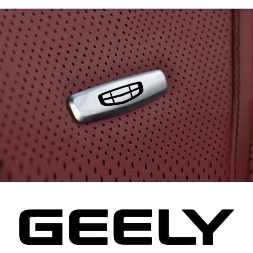 Car Chair Seat Sticker Front Seat Tuning Badges Metal For Geely Coolray GS FC GC6 Icon MK Lynk CO Uliou Atlas Car Accessories