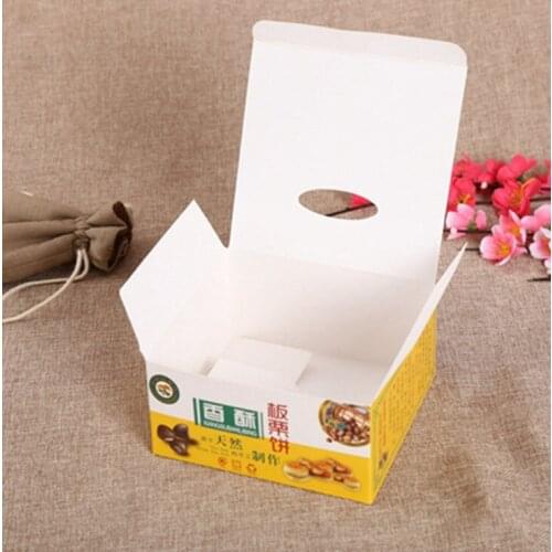Disposable custom food grade cardboard printed coat paper fast food packaging box ---DH10076