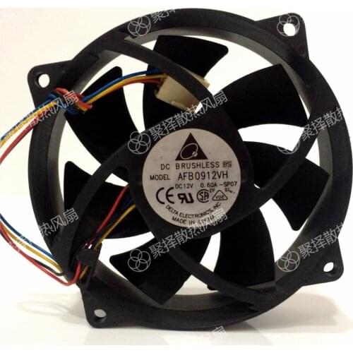 Original Taiwan 9225 circular AFB0912VH 12 v 0.60 A four-wire PWM CPU cooling fans