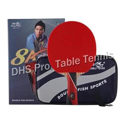 Original Double Fish 8 Stars 8A Table Tennis Rackets Racquet Sports Carbon Blade Fast Attack Loop for Near Break Type Players