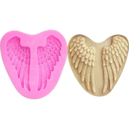 M0227 Angel wings Silicone Mold Fondant Cake Decorating Tools Chocolate Gumpaste Molds, Sugarcraft, Kitchen Accessories