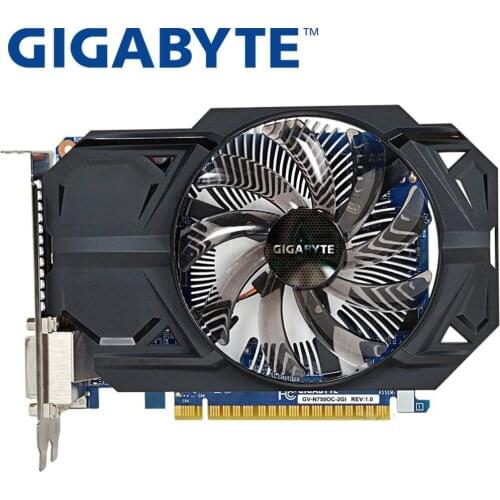 GIGABYTE Graphics Card Original GTX 750 2GB 128Bit GDDR5 Video Cards for nVIDIA Geforce GTX750 Hdmi Dvi Used VGA Cards On Sale