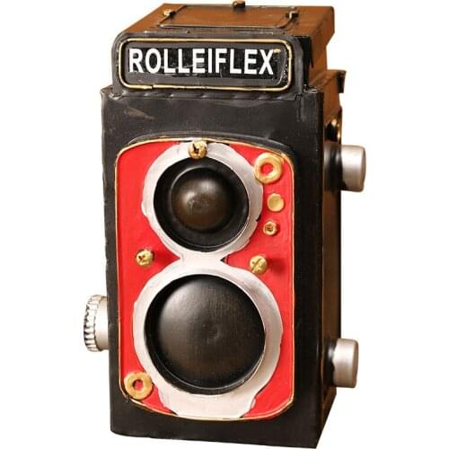 Vintage Camera Miniature Antique Iron Art Minifigure Old Style Mode Pen Holder Craft Kit Children Toys Kids Toys Educational