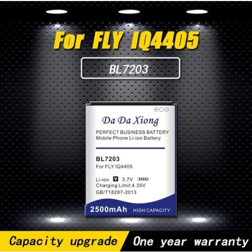 High quality 2500mAh BL7203 Li-ion Phone Battery for FLY IQ4405 IQ4413 Cell Phone battery