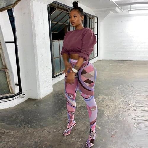 Molly Asthetic Print Foot Pants Women Medium Waist Skinny Body-shaping Leggings 2021 Fashion Sexy Streetwear Female Trousers Hot