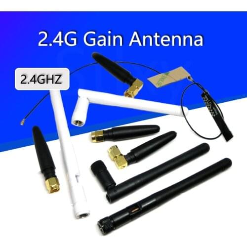 3dBi 2.4ghz WIFI Antenna SMA Male Router Bluetooth Antennas Wireless Module 2.4g Antena External Aerial RP-SMA-J spring