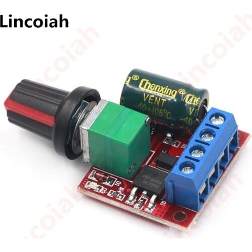 5A 90W PWM 12V DC Motor Speed Controller Module DC-DC 4.5V-35V Adjustable Speed Regulator Control Governor Switch 24V LED Light