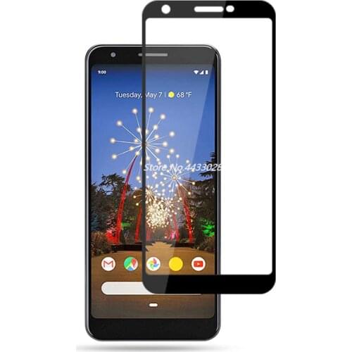5D Full Glue Cover Black Tempered Glass for Google Pixel 3A XL Screen Protector for Google Pixel 3 Lite XL Protective Film Glass