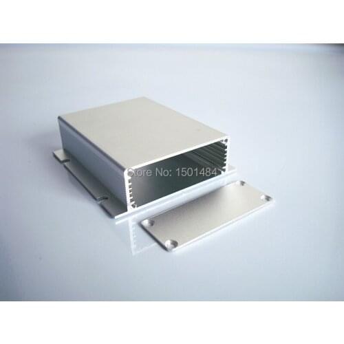 Instrument battery MP3 shell Aluminum Enclosure dia cast box DIY 78*24*85mm silver wall-mounting