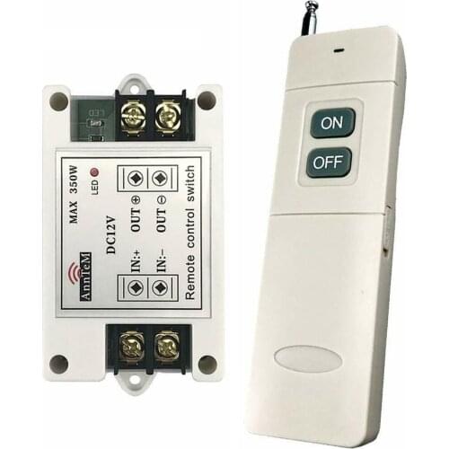 Wireless Remote Control Switch 433mhz rf Transmitter Receiver 12v Universal Battery Power Circuit Controller car led Strip Light