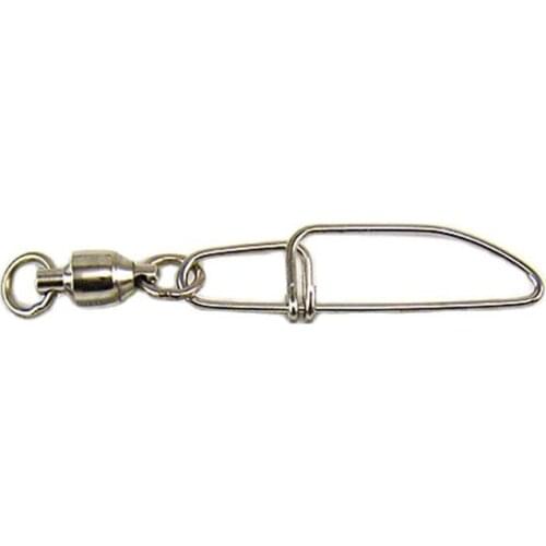 1Pcs baitholder swivel fishing tackle ocean lure bait steel Double bearing pin connector