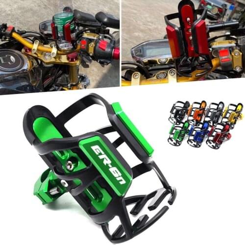 For KAWASAKI ER-6N ER-6F ER6N ER6F er 6n/6f Motorcycle Drink Bottle Holder Water Coffee Bottles Clip Mount Stand Cup Holder