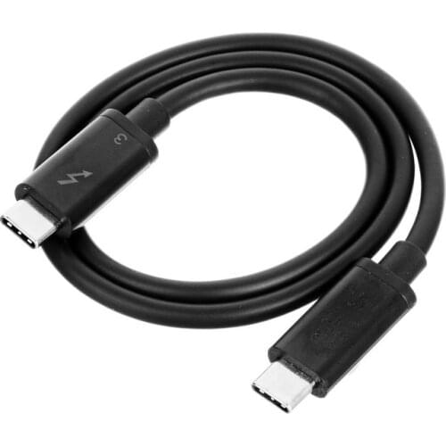 1m 2m 0.5m Thunderbolt 3 USB-C USB3.1 Male to Thunderbolt3 Male 40Gbps Cable for PC Laptop