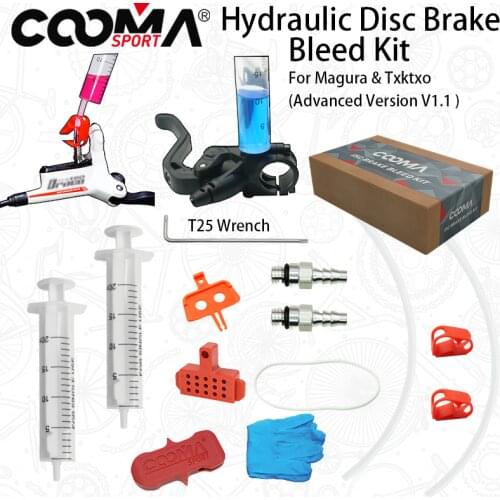 Bicycle Hydraulic Brake Bleed kit for Magura MT Series Brake System, Mineral Oil Brake system, Advanced Bleed Kit, V1.0