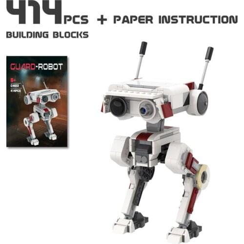 MOC Interstellar Small Particle Universe Exploration Smart Fallen Order Robot Assembly Display Toy Model Boy Building Block Gift