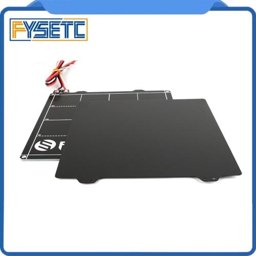 220x220mm Magnetic Heated Bed + Double Sided Textured Powder Coated PEI Spring Steel Sheet For Anet A8 A6 Wanhao I3 Ender 5
