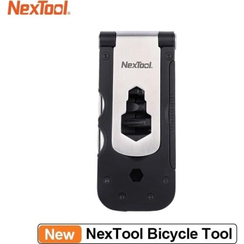 Nextool Bicycle Multi-functional Repair Tool Magnetic Sleeve Mini Pocket Bike Toolbox Outdoor Wrench Bicycle Repair Tool