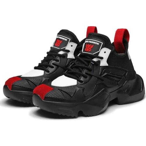 2020 New Shoes Men Sneakers Thick Sole Breathable Messi Running For Men Platform Chunky Shoes Outdoors Walking Shoes Hombre