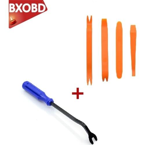 Car Disassembly Kit 4pcs Audio Removal Trim Clip Panel Dashboard Car DVD Player Auto Removal Hand Tool Trim Remove Tool