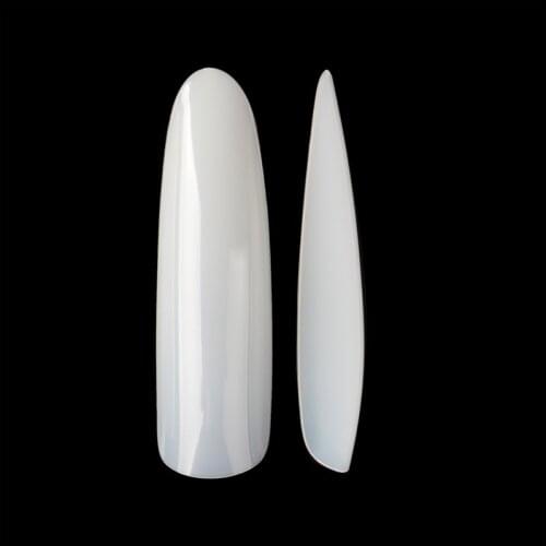240pcs Long Full Cover False Nails Oval Fake Nail Extension Artificial Nail Art Tips Finger Salon DIY Practice