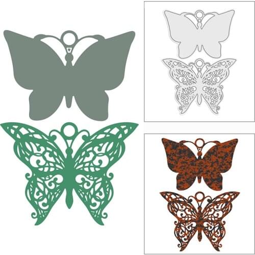 New 2021 Graceful Lacy Butterflies Metal Cutting Dies for DIY Scrapbooking and Card Making Decorative Embossing Craft No Stamps