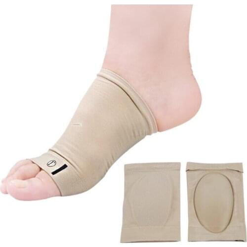 1pair Flat Foot Corrector flatfoot Orthotic Insole Arch Pain Support Gel Cushion bandage Flat Foot Pads
