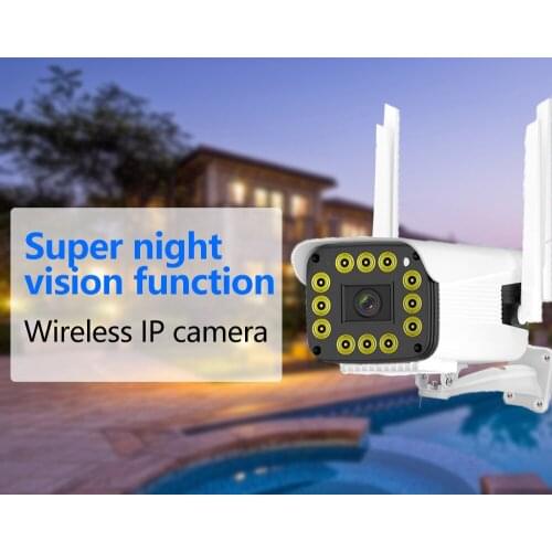 Full Color Super Night Vision Wireless Intercom IP Bullet Camera Oudoor Water-Proof Home Security Baby Monitor