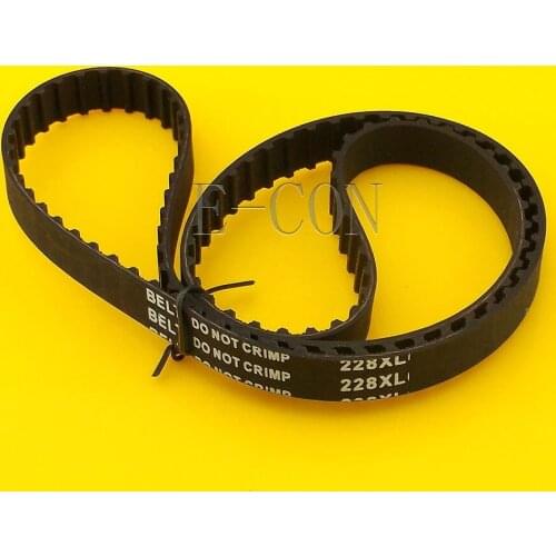 1pcs 228XL Timing Belt L039 114Teeth Width 0.39inch(10mm) XL Positive Drive Pulley for CNC Stepper Motor and Engraving Machine