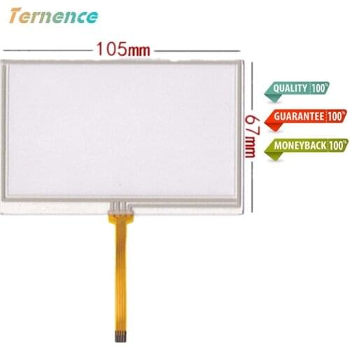 Skylarpu 4.3''inch Touch Screen 105mm*67mm GPS MP4 MP5 navigation 4.3 inch touch screen special panel Glass Free shipping