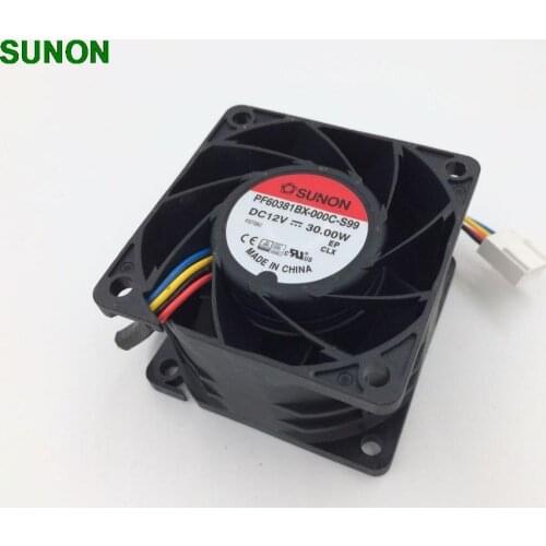 Brand For Sunon PF60381BX-000C-S99 60*60*38mm 12V 30W Cooler Cooling Fan