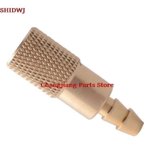 New 1PC Car Clip Clamp Connector Adapter dropshipping Auto Brass 6mm Tyre Wheel Tire Air Chuck Inflator Pump Valve