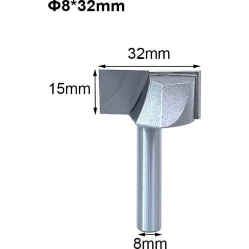 2pcs 8mmx32mm 10mm Cleaning bottom Engraving Bit solid carbide router bit Woodworking Tools CNC milling cutter endmill for wood