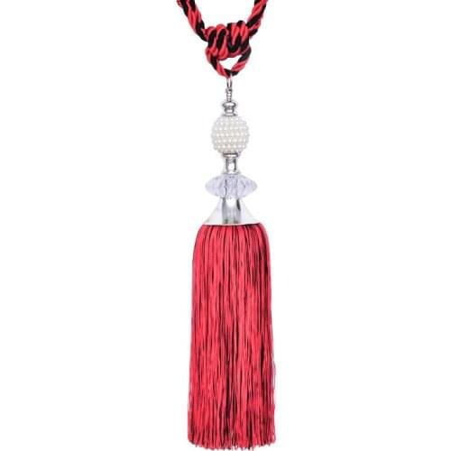2Pcs Modern Curtains Tassels Hanging Balls Curtains Tassels Curtain Tiebacks Bandages Brushes Curtain Accessories