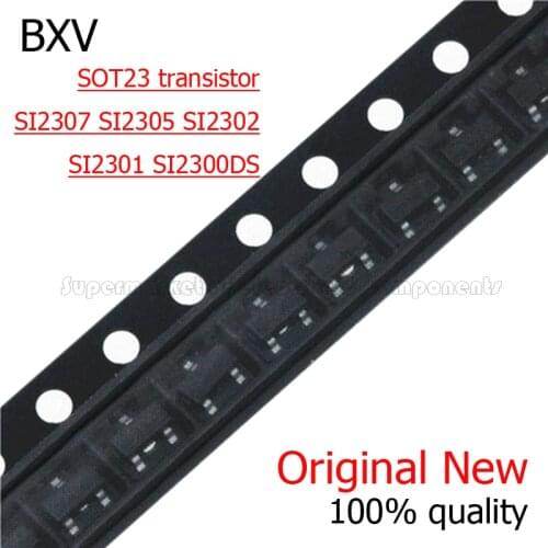 50PCS/LOT SI2307 SI2305 SI2302 SI2301 SI2300DS SOT-23 field effect transistor