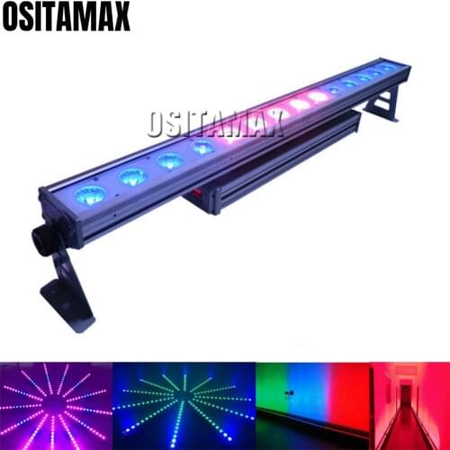 8PCS LED Bar Wall Washer Lighting IP65 14X15W Color Change RGBWA UV 6IN1 Waterproof LED Fixture Outdoor LED Wall Washer