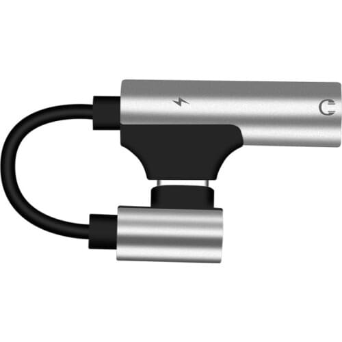 3.5mm Earphone Adapter For iphone X 8 7 Plus XS MAX XR Listening Charging Jack Connector AUX Splitter Cable